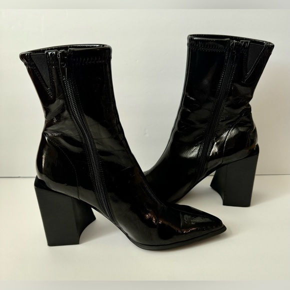 Jeffrey Campbell la siren black booties 6 - Picture 7 of 13